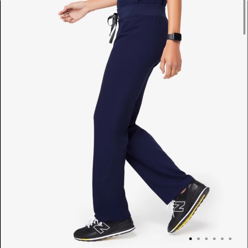 Figs Livingston scrub pants navy small tall